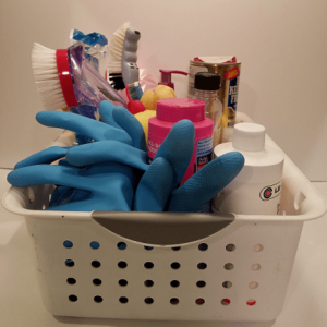 Basket with Under Sink Storage