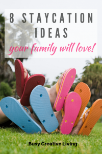 Flip flops. 8 Staycation ideas for families